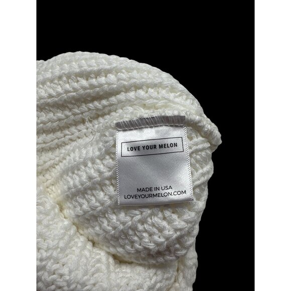 Love Your Melon Be Mine Knit Beanie One Size - Picture 4 of 5